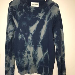Our Legacy tie dye crew sweatshirt